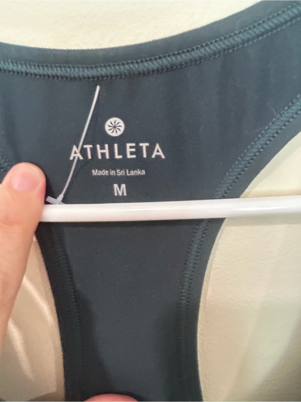 Athleta Black Racerback Performance Tank - Picture 3 of 4